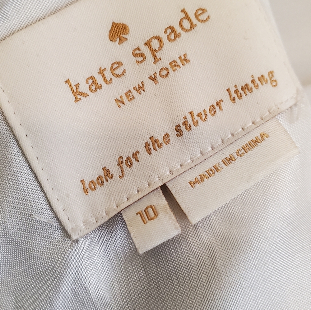 Kate Spade Navy and White Striped Midi Dress - Picture 3 of 8